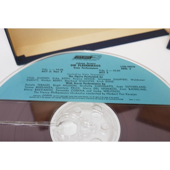 Cavalleria Rvsticana Zubin Mehta LA Die Fledermaus 4 Track Reel to Reel Tapes - Picture 8 of 12